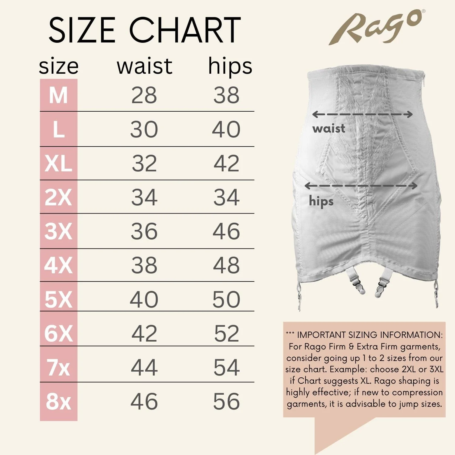 Style 1294 | High Waist Open Bottom Girdle | Extra Firm Shaping | Side Zipper + Hook Closure - Image 9