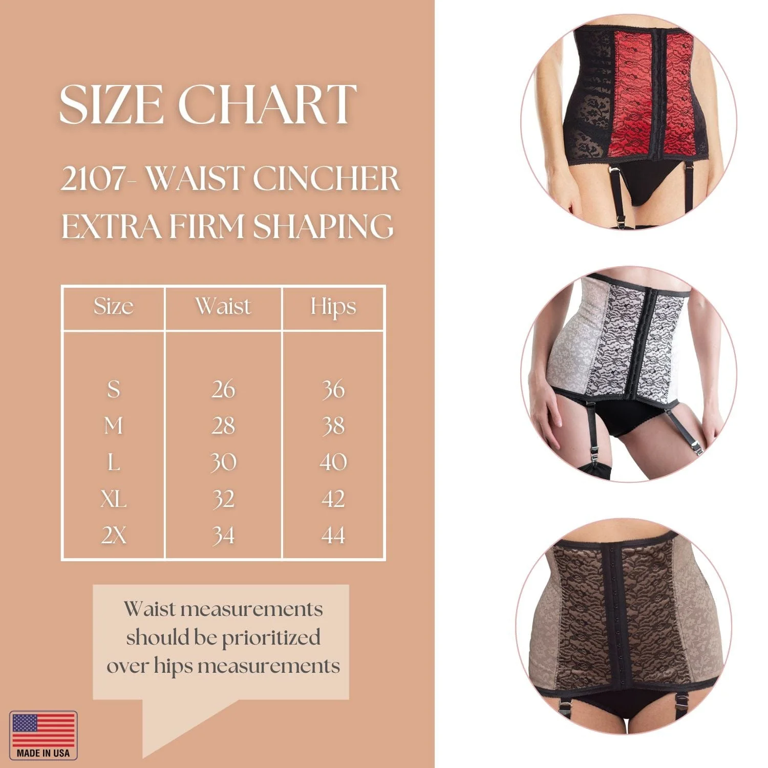 Style 2107 | Waist Trainer / Cincher Extra Firm Shaping - Image 13