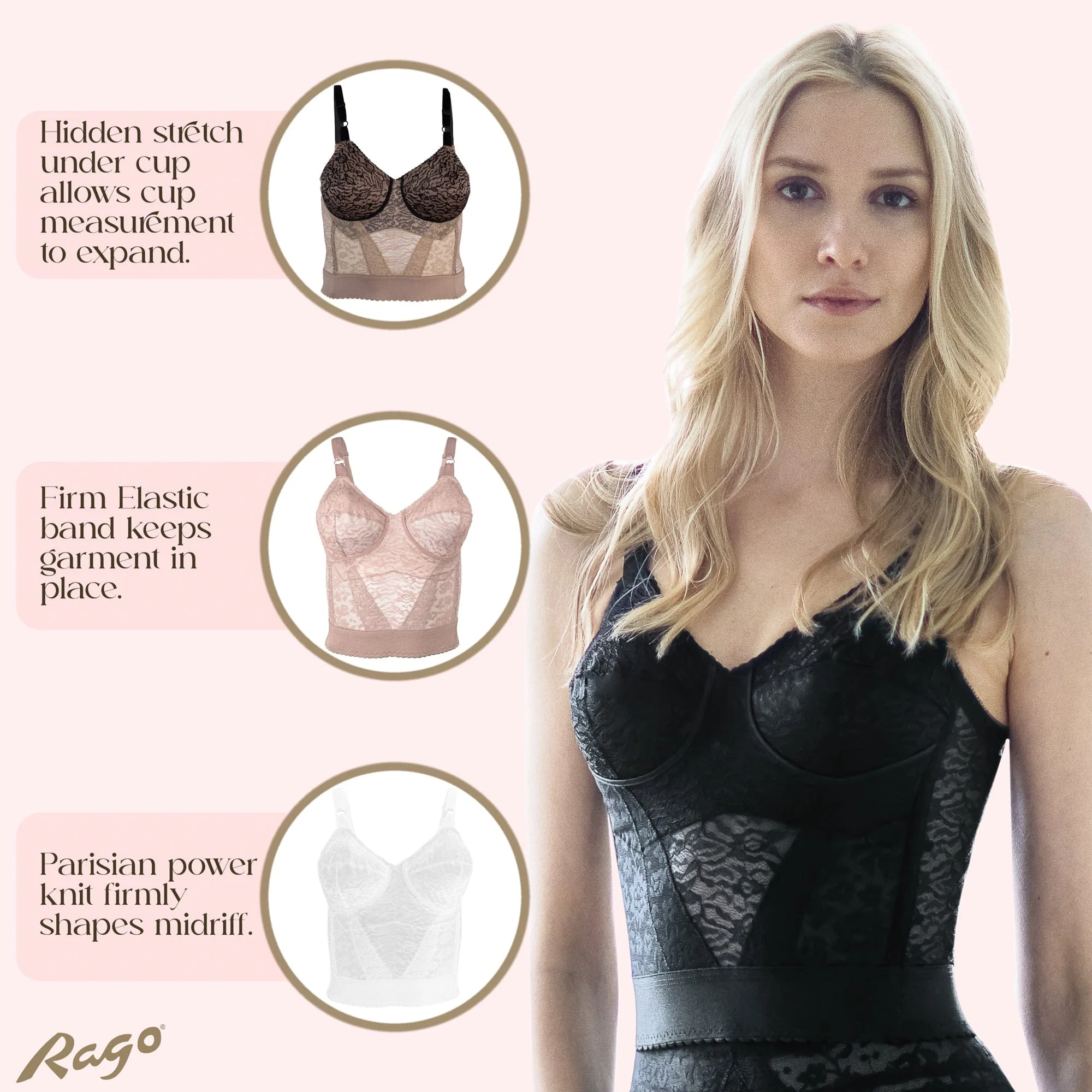 Style 2202 | Lacette Longline Wireless Expandable Cup Bra - Image 14