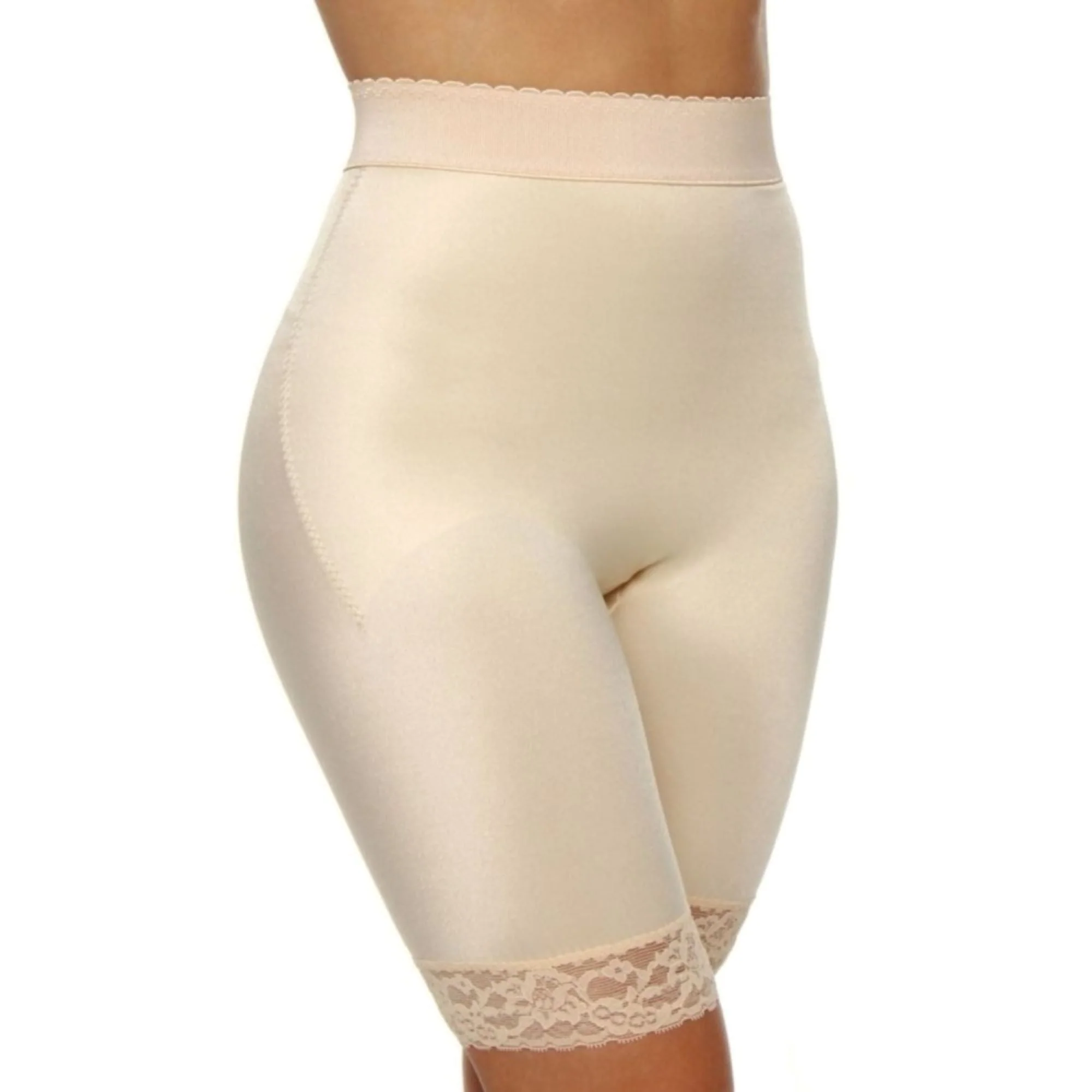 Style 518 | High Waist Light Shaping Bike Short | Satin 4-Way Stretch with Built-In Panty - Image 20