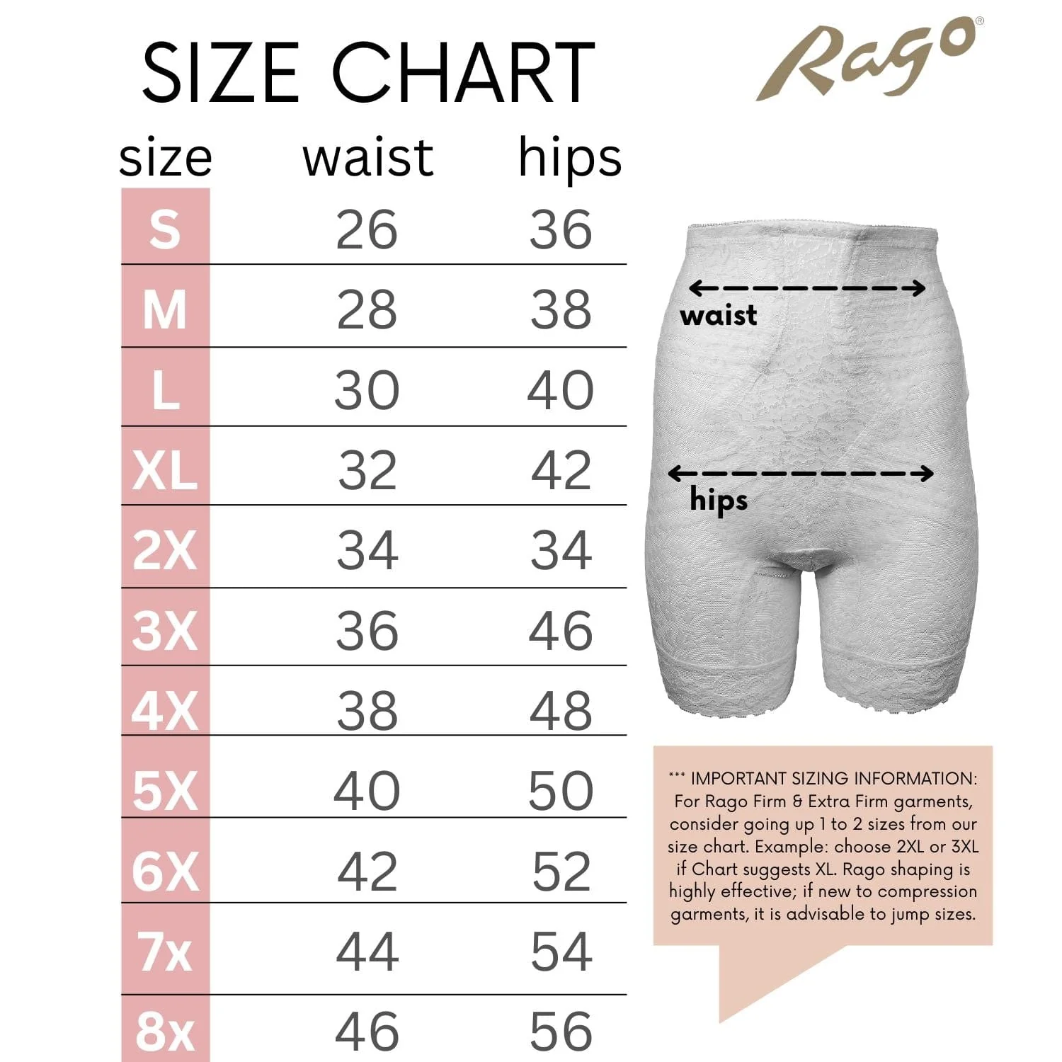 Style 6207 |  No Roll High Waist Lace Thigh Slimmer with Extra Firm Support - Image 29