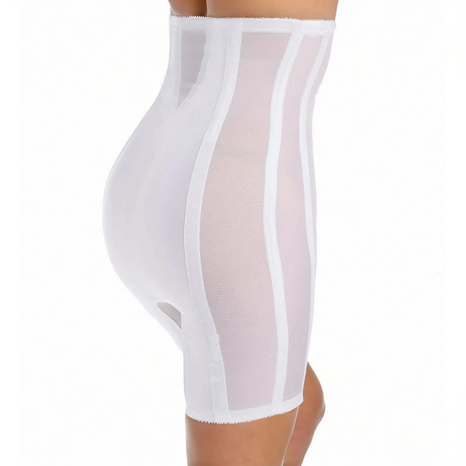 Style 6210 | High Waist Long Leg Shaper with Side Zipper |  Extra Firm Control - Image 7