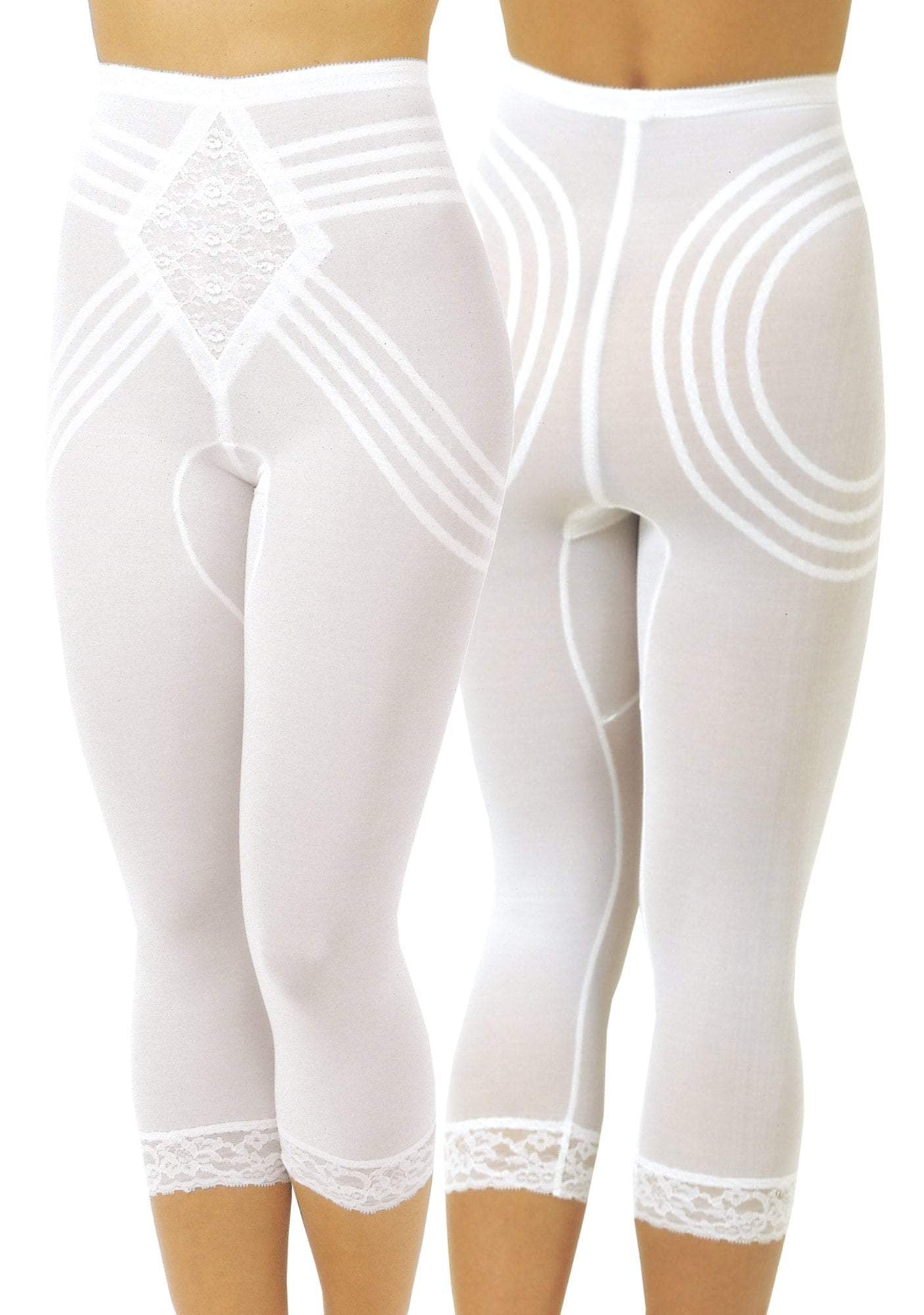 Style 6269 | Breathable Waistline Capri Pant Liner | Power Mesh Fabric | Firm to Extra Firm Support - Image 12