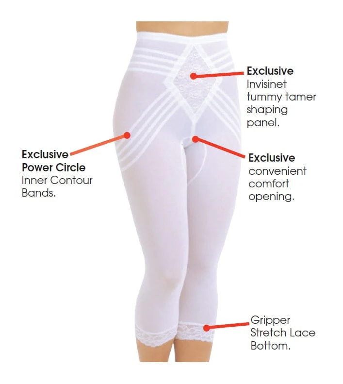 Style 6269 | Breathable Waistline Capri Pant Liner | Power Mesh Fabric | Firm to Extra Firm Support - Image 8