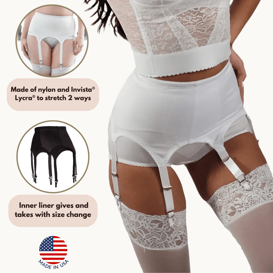 Style 72522 | Garter Belt | Six Metal Garters | Moderate Shaping & Tummy Control - Image 4