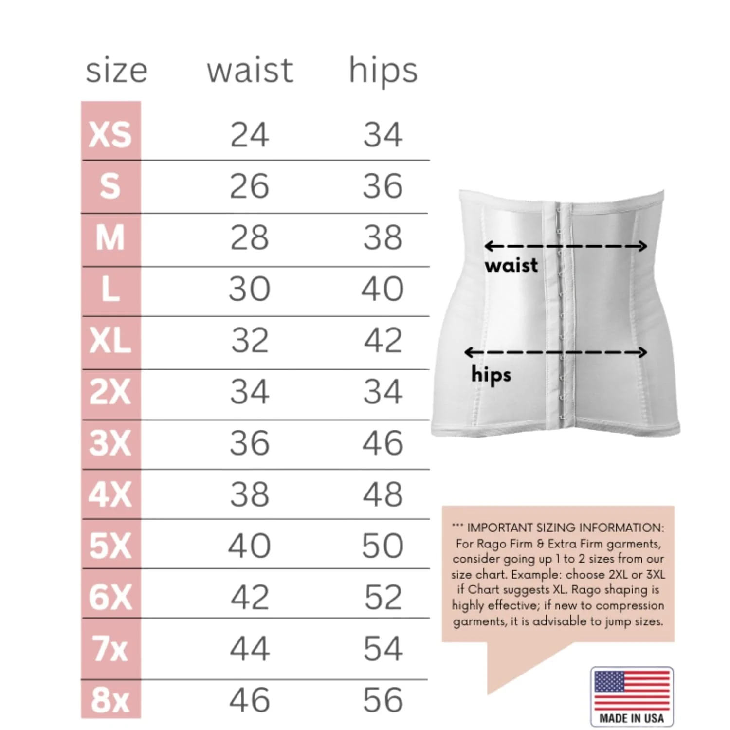 Style 821 | Shapette Powermesh Satin Panel Waist Cincher - Image 15