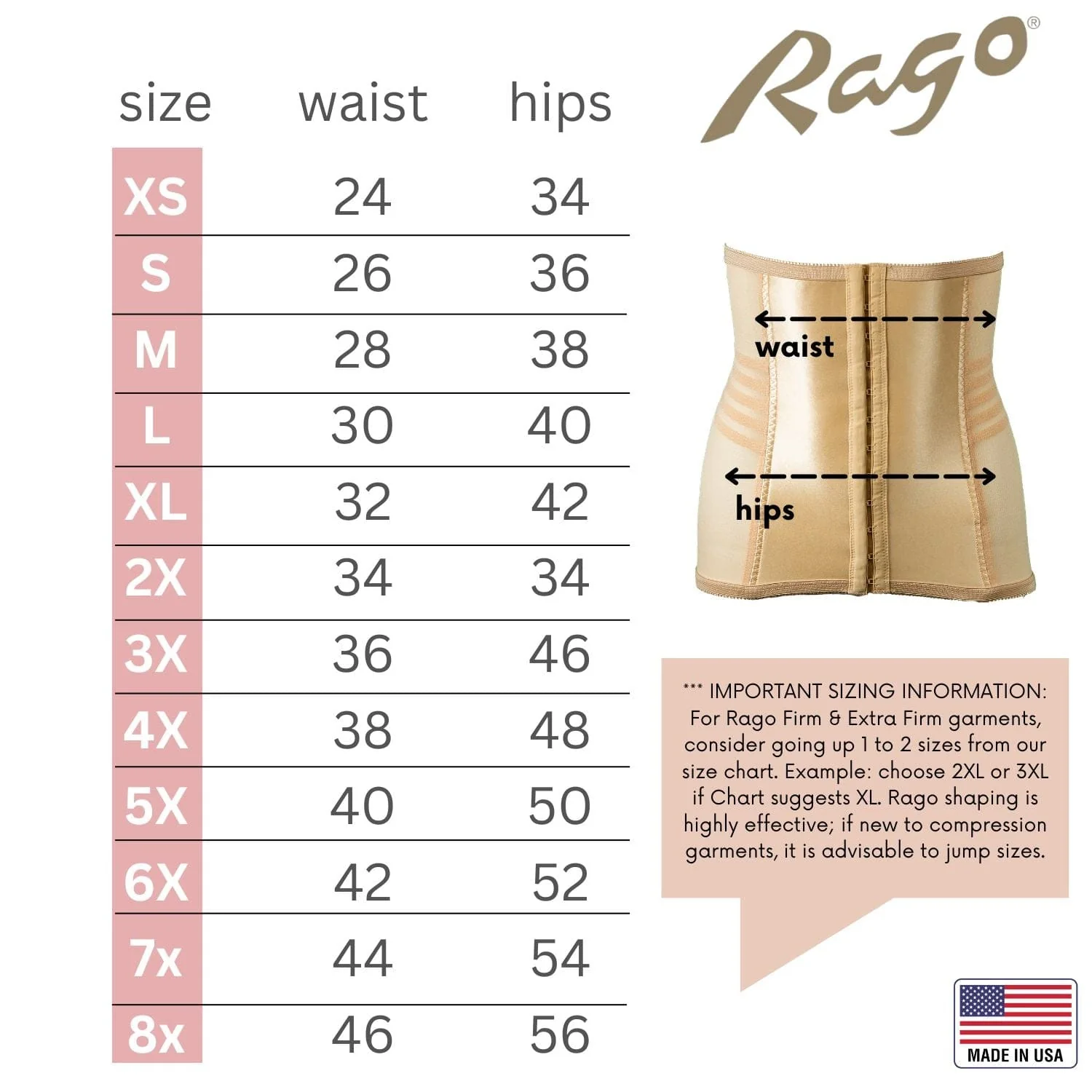 Style 821 | Shapette Powermesh Satin Panel Waist Cincher - Image 21