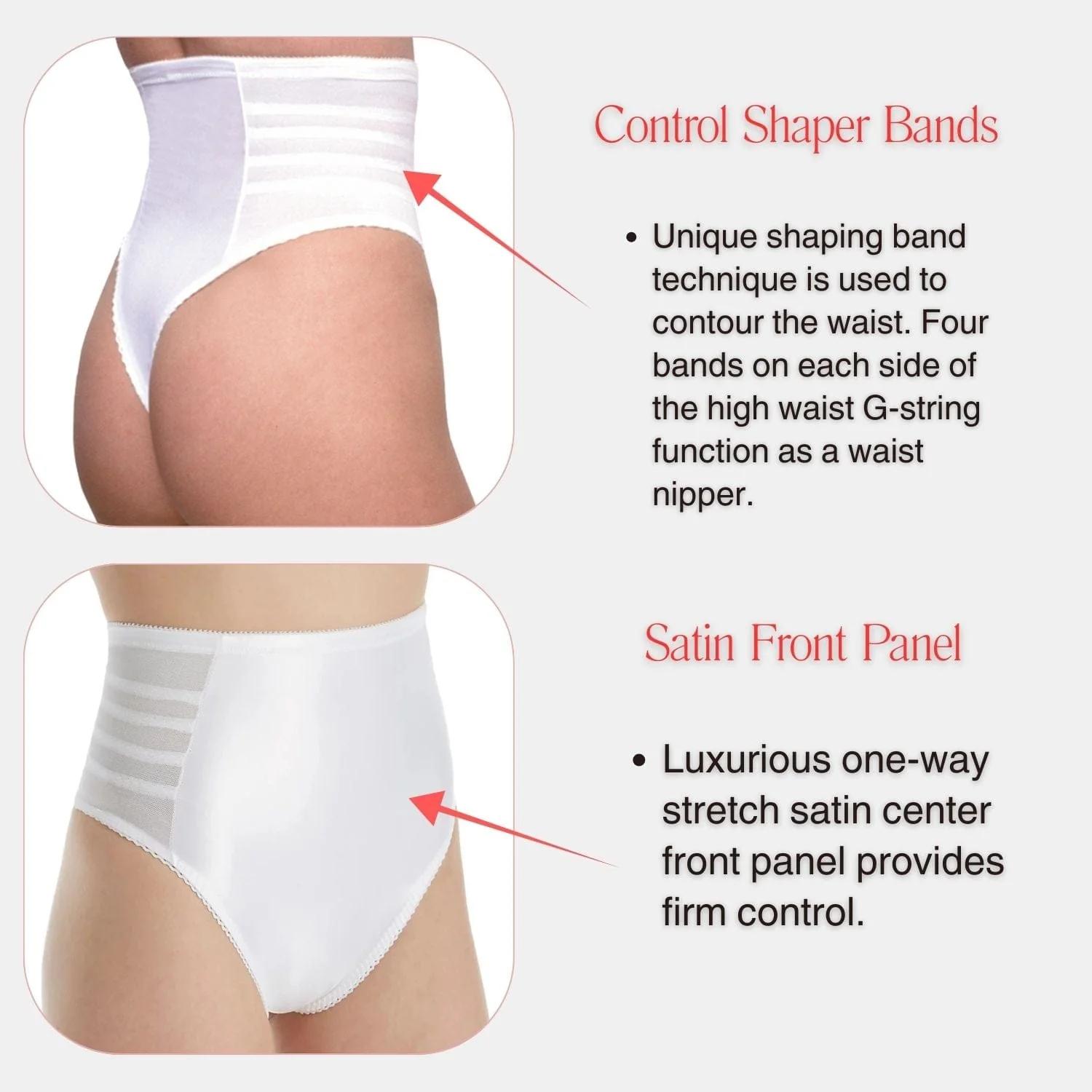 High Waist Firm Shaping Thong | Style 900 - Image 11
