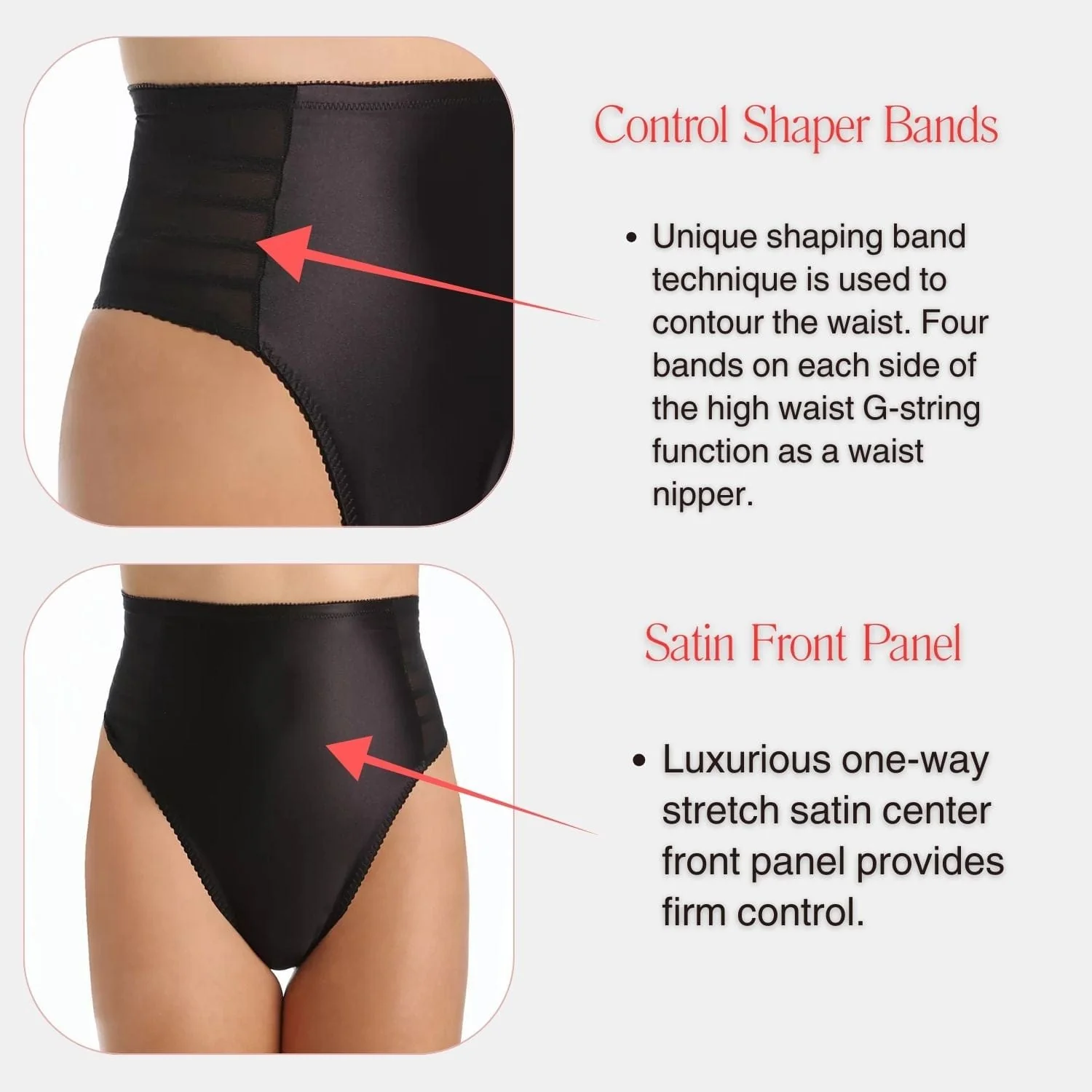High Waist Firm Shaping Thong | Style 900 - Image 7