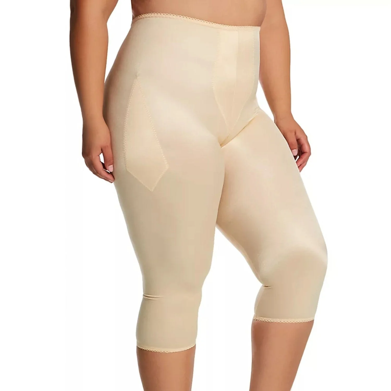 Style 920 | Capri Pant Liner Light Shaping | Satin 4-Way Stretch - Image 13